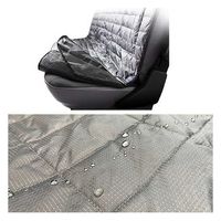 新東亜交易 イージードッグ ドライブシートカバー チャコール 後部座席用 228830 1個（直送品）