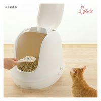 リッチェル ラプレ ネコトイレ フード付 ピンク 262380 1個（直送品）