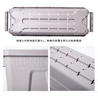 大和プラスチック ガレージコンテナ 55型 ライトグレー 285033 1個（直送品）