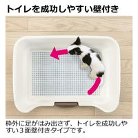 リッチェル お掃除簡単ステップ壁付トイレ レギュラー ライトピンク 286431 1個（直送品）