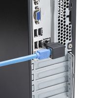 サンワサプライ RJ-45L型変換アダプタ(左出し、カテゴリ6A STP) ADT-RJ6A-LL 1個