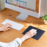 サンワサプライ 抗菌マウスパッド(ハード・Mサイズ) MPD-AM2BK-M 1個