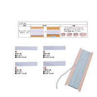 日本紐釦貿易(Nippon Chuko) NBK ソーイング資材 ソフトゴム 白 6コール / 13m (F10-SFT-6)