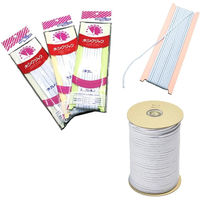 日本紐釦貿易(Nippon Chuko) NBK ソーイング資材 ソフトゴム 白 8コール / 10m (F10-SFT-8)