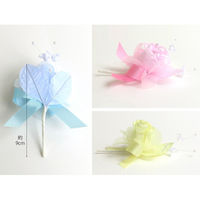 日本紐釦貿易(Nippon Chuko) NBK ローズブーケ 6輪 約6cm イエロー MAF-RO-Y　5パック（直送品）