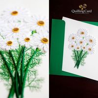 杉田エース カード White DaisiesBL1042 CWT953935 1セット(4枚)（直送品）