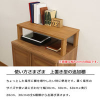 エイ・アイ・エス 便利な棚 幅600×奥行200×高さ174mm ブラウン GU-SET13 BR 1台（直送品）