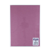 ナカバヤシ 証書ファイル A4/A3対応 二つ折り 紙製クロス貼り 片面パッド入り 桃 FSP-A4C-P 1冊