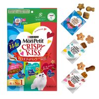 （バラエティパック）モンプチ クリスピーキッス グレイビーソース＆厳選グルメ 144g 3袋 ネスレ日本 キャットフード 猫