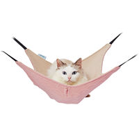猫用 ハンモック ニット生地の包まれにゃんモック ピンク アドメイト