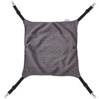 猫用 ハンモック ニット生地の包まれにゃんモック グレー アドメイト