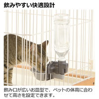 キャットウォーターディッシュ S グレー 1個 リッチェル 猫用 お皿型