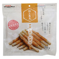 ドギーマン 仕上名人 ササミロールガム 20本 1袋 ドッグフード おやつ