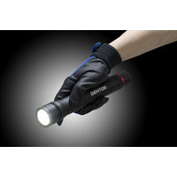 懐中電灯 LED IP66準拠 ブラック ジェントス REXXED LEDフラッシュライト RX-323D 1個