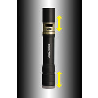 懐中電灯 LED 高光量LEDハンディトーチ USB充電式 IP66準拠 ジェントス REXEED RX-486PB 1個