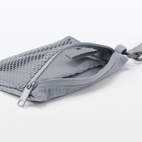 無印良品 ポリエステルカードケース グレー 約8×12cm 良品計画