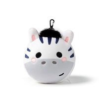 ナイトレインボー アイマスク付もちもちピロー ZB（シマウマのバリ） CUSH312 1セット(3個入)（直送品）