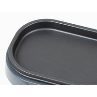 YAMAZEN 平面 グリルプレート 700W 幅29.5cm ミニグリル プレートフッ素加工 YHD-701(H) 1台