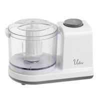 YAMAZEN 2WAY フードプロセッサー ミニチョッパー きざみ・まぜ 調理容量200g YFE-200(W) 1台