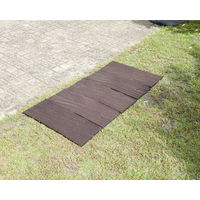 山善（YAMAZEN） ラバーステップマット枕木 RSM-M 1枚