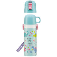 スケーター SKDC4 超軽量コンパクト2WAYステンレスボトル 470ml HAPPY AND SMILE 515217-SKDC4 1個（直送品）