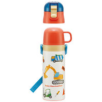 スケーター SKDC4 超軽量コンパクト2WAYステンレスボトル 470ml はたらくクルマ 600067-SKDC4 1個