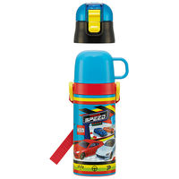 スケーター 子供用2WAYステンレスボトル 420ml トミカ23 637087-SKDC3 1個