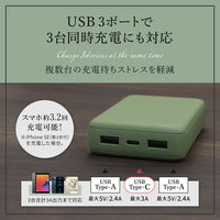 オウルテック 10000mAhで196g Type-C入出力 モバイルバッテリー ワインレッド OWL-LPB10012-RWR 1個