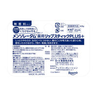 メンソレータム薬用リップスティックプラス無香料　2個　ロート製薬