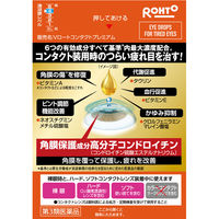 Vロートコンタクトプレミアム 15ml ロート製薬 目薬 コンタクト 目の疲れ 目のかすみ【第3類医薬品】