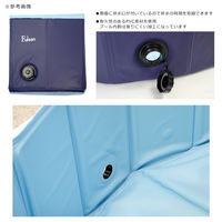 イエロー ペット用プール 直径100cm×高さ30cm 283048 1個（直送品）