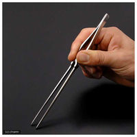 トラスコ中山 ステンレスピンセット 逆作動 (大) (TSPー33) 13910 1セット（直送品）