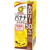 マルサンアイ 豆乳飲料バナナカロリー50％オフ 200ml 1セット（48本）
