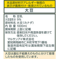 マルサンアイ 毎日おいしい無調整豆乳 1000ml（1リットル） 1セット（12本）