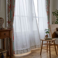 スミノエ DESIGNLIFE レースカーテン ステッチライン ベージュ AS-V2107-150144BE １セット(2枚入)（直送品）