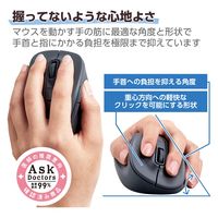 有線マウス 静音 5ボタン 左手専用 XLサイズ ブラック M-XGXL31UBSKBK エレコム 1個（直送品）