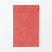 無印良品 竹紙ぽち袋 縁起物柄3種 招き猫 だるま 鯛 約幅70×高さ110mm 3枚入り 赤 1セット（3袋） 良品計画