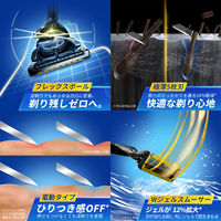ジレット（Gillette）髭剃り プロシールド 電動ホルダー 本体+替刃2個付 5セット　究極の深剃り＋肌への優しさ P＆G