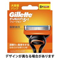 ジレット（Gillette）髭剃り フュージョン 5+1 極薄5枚刃 替刃　5セット（8個入×5） カミソリ 男性用 P＆G