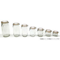 密封ビン 0.5L 5個 ル・パルフェ 保存容器 キャニスター