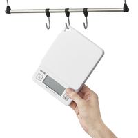 タニタ（TANITA） キッチンスケール 2kg ココナッツホワイト KJ-213 1セット(5台) 計量器 クッキングスケール はかり