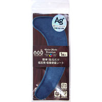 カラーモードプレミアム 低反発吸着便座シート ターコイズブルー 5個 オカトー