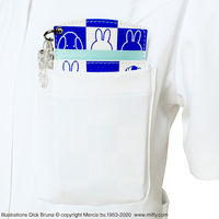 セントレディス ミッフィー胸ポケット用ペンケース スクエアーブルー ST-ZMF0035 1セット(1セット(1個×5)×5)（直送品）