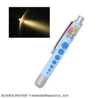 セントレディス ピーターラビット(TM)ソフトLEDミニペンライト(ラバータイプ)ブルー ST-ZP0030 1セット(3個入)（直送品）