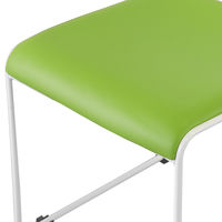 【軒先渡し】ナカバヤシ スタッキングチェア NPT ブルー NCS-NPTV00105BL 1セット(5脚入)（直送品）