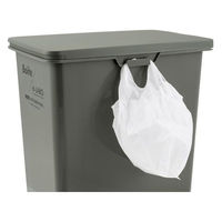 天馬 Boite e-LABO ペダルペール 45L ゴミ箱 カーキ ペダル式 フタ付 キャスター付き 1台