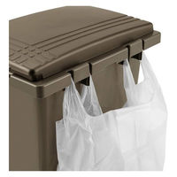 天馬 ゴミ箱 フタ付き 45L 連結可能 屋外 ブラウン 幅31×奥行45×高さ60cm ELB-TBP45 Boite e-LABO つなげて分別ペール