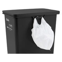 天馬 ペダル式 ゴミ箱 フタ付き 45L ブラック 幅29×奥行43×高さ58cm ELB-PP45 BK Boite e-LABO ペダルペール キャスター付