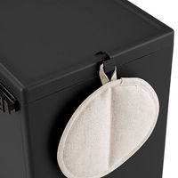 天馬 Boite e-LABO 分別 2段 上段15L 下段25L ゴミ箱 ブラック 多段分別 キャスター付き 1台