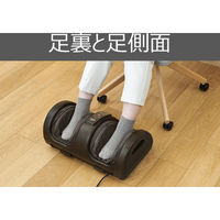 フットマッサージャー もみ版 指圧ローラー ヒーター機能 ダークブラウン TF1200B-T テスコム 1個